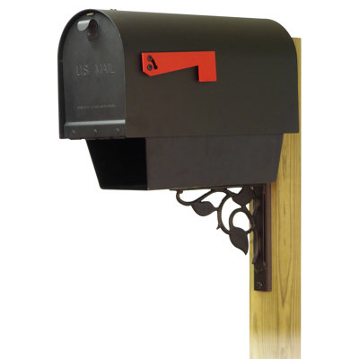 Titan Steel Post Mounted Mailbox