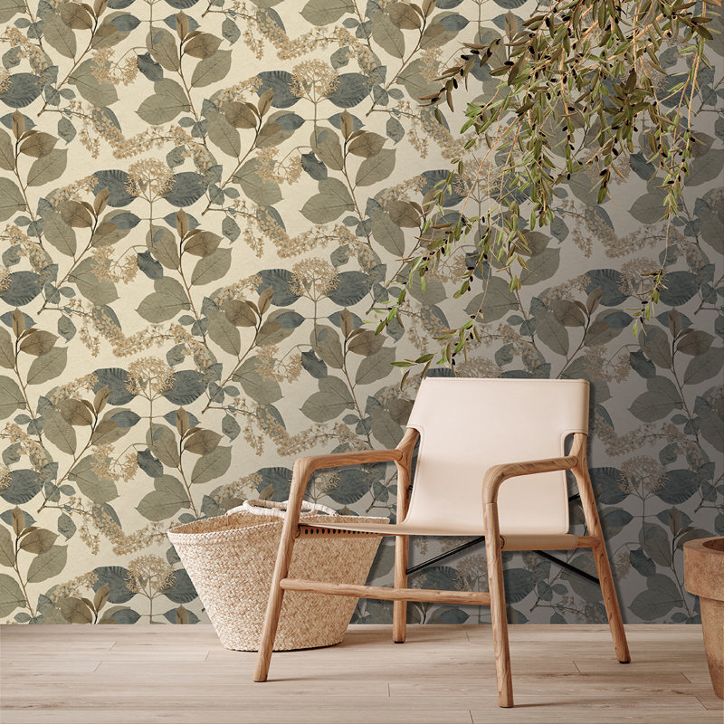 Papier peint Castanum Bloom, Bleu