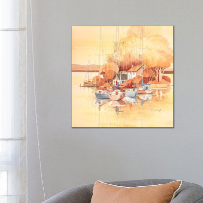Seaside I by Franz Heigl - Wrapped Canvas Painting
