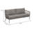 Novelyn 74.8'' Wide Rectangle Loveseat with Cushions