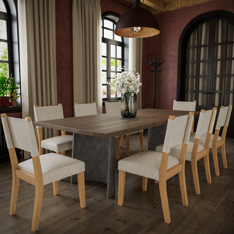 Ensemble de 2 chaises de salle à manger, chaise d'appoint traditionnelle avec chaise de cuisine rembourrée et sans accoudoirs avec pieds en bois