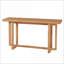 Table basse en chêne aggloméré de style chêne pour le salon - 59,05 po - Assemblage facile, peu encombrant