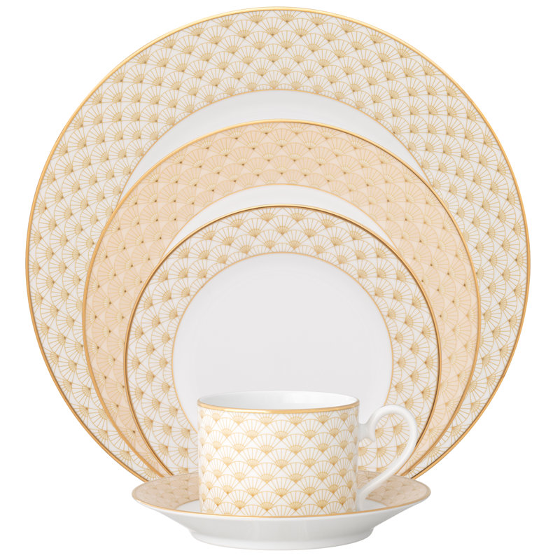 Noritake Trocadero Gold 5-Piece Place Setting, Service for 1