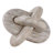 Sculptural Marble Decorative Object with Interlocking Design for Living Room Decor - Modern Home Accent for Coffee Table, or Home Decoration - Gray-946809300