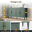 149.6cm Wide Solid Wood Sideboard-1896677596