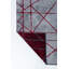 Rapture Gray/Red Abstract Luxury Area Rug-68861541