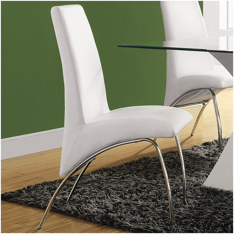 Angelica 19'' H Upholstered Side Chair, White