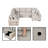 Dishu Upholstered 109'' Sofa-1628299523