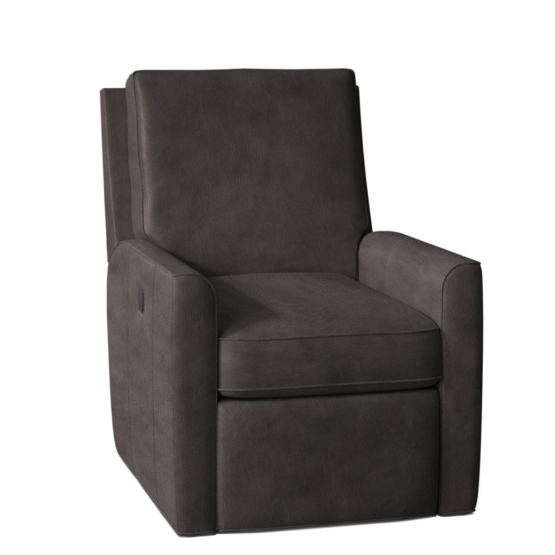 Yorba Recliner, Outsider Raven Genuine Leather, Manual