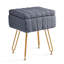 Tabouret de rangement 17,11 po x 17,11 po-122189202