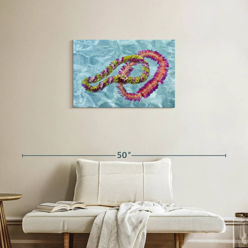 Leis In The Pool, 20" H x 30" W