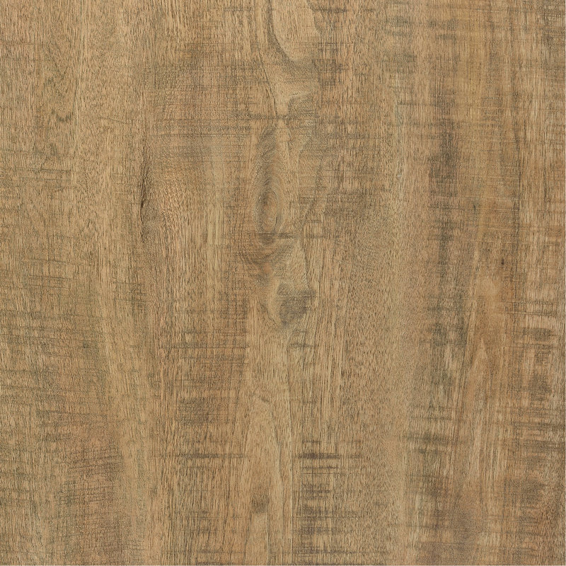 Table d'appoint carrée rustique en bois d'ingénierie couleur manguier, autoportante avec rangement ouvert, idéale pour rafraîchir votre salon ou votre chambre. Hauteur : 58 cm (23 po).