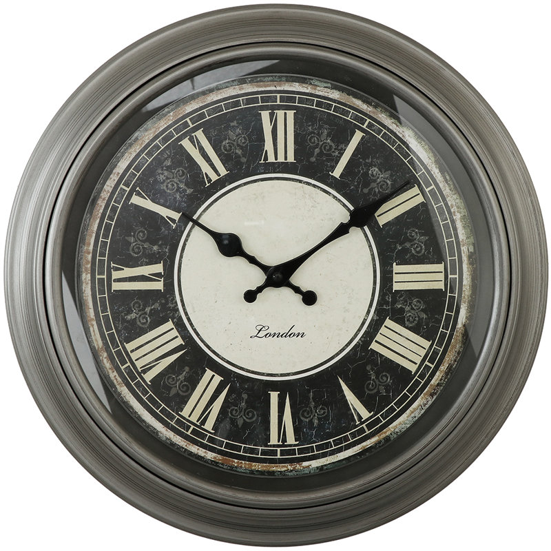 Beemer Wall Clock, Grey
