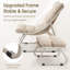 Chaise longue d'extérieur avec repose-pieds et coussins-1986575004