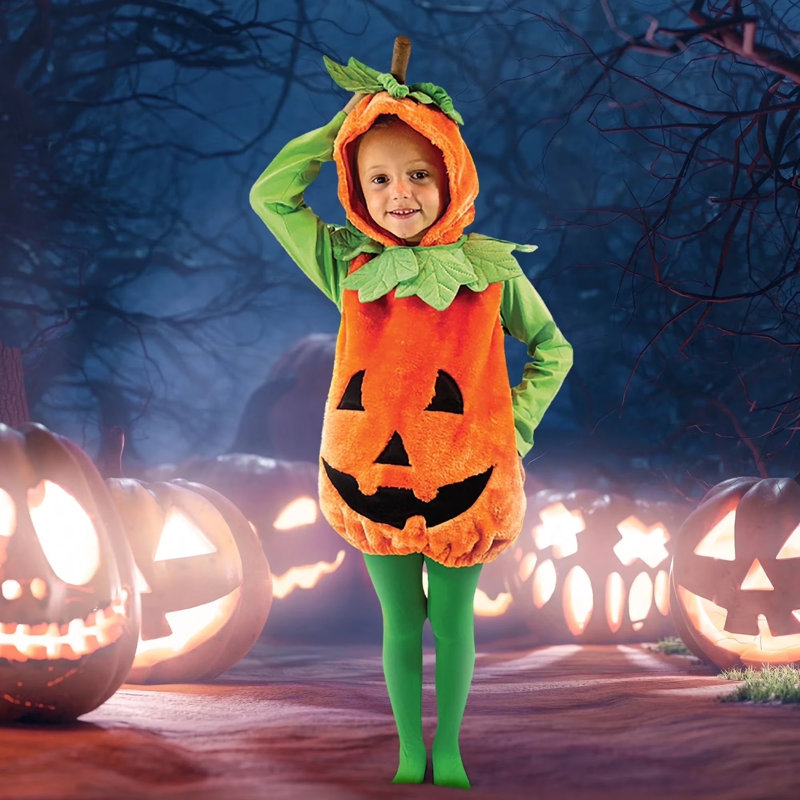 Déguisement de citrouille d'Halloween 3T, 3T