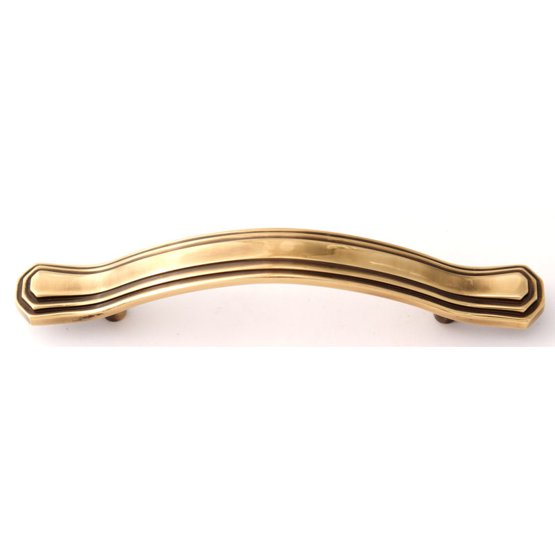 Geometric Arch Pull, Polished Antique
