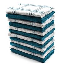 Cuisinart 100% Cotton Kitchen Towels, 2pk-Soft, Absorbent, Bleach Safe Dish  Towels Perfect for Everyday Use-Bleach Proof Towels Remain Vibrant and