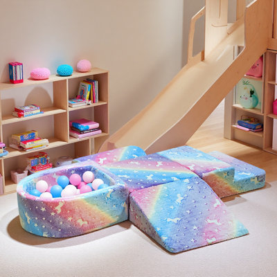 Detachable Modular Play Couch, Floor Sofa For Living Room, Convertible Foam And Floor Cushion Sofa, DIY Creativing Playroom Seating