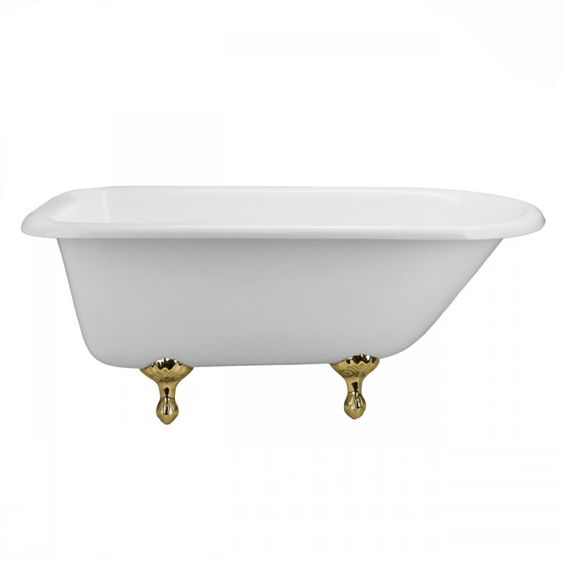 Baignoire de trempage sur pattes 61 "x 30" Heritage, Laiton