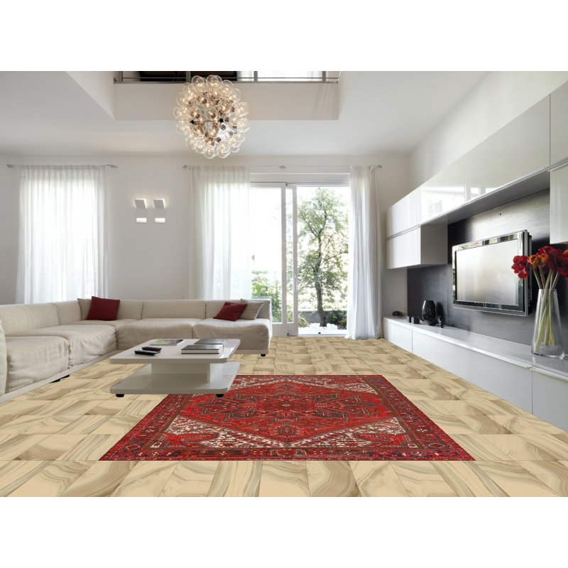 Geometric Wool Traditional Area Rug 8x11
