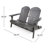 Dewitt 51.75 " W Acacia Solid Wood Outdoor Garden Bench-1602314256