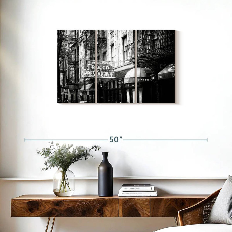 Façades de bâtiments Sirci NYC I, H 20 po x l 33 po