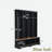 Farmhouse Wide Hall Tree With 8 Hooks, Bench And Open Compartments-1958582499