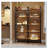 70.86” Tall 5-Tier  Industrial Bookshelf