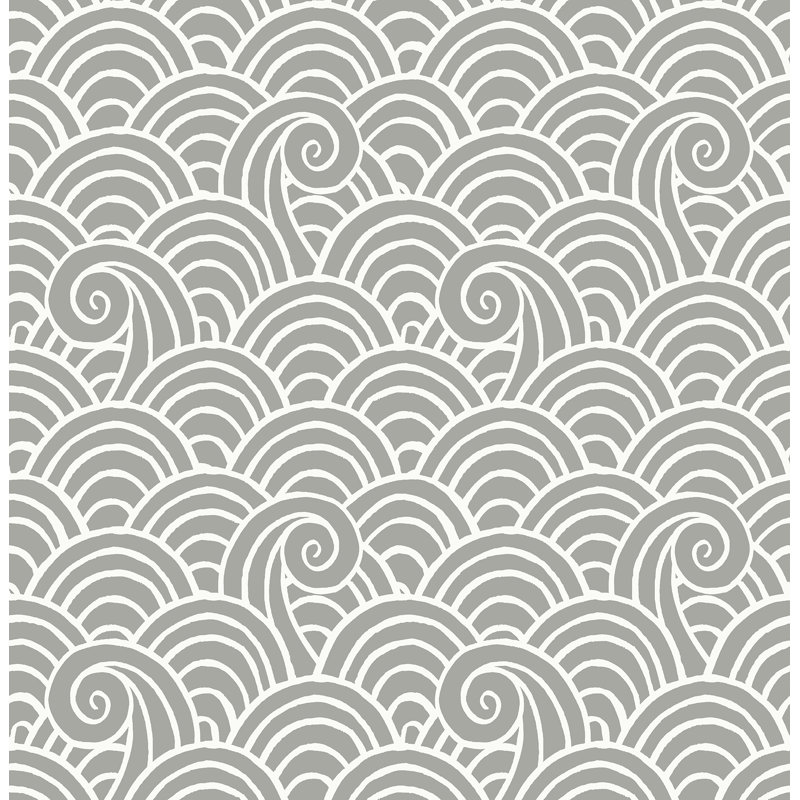 Rouleau de papier peint Toney, gris