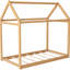 Lit simple en bois de pin