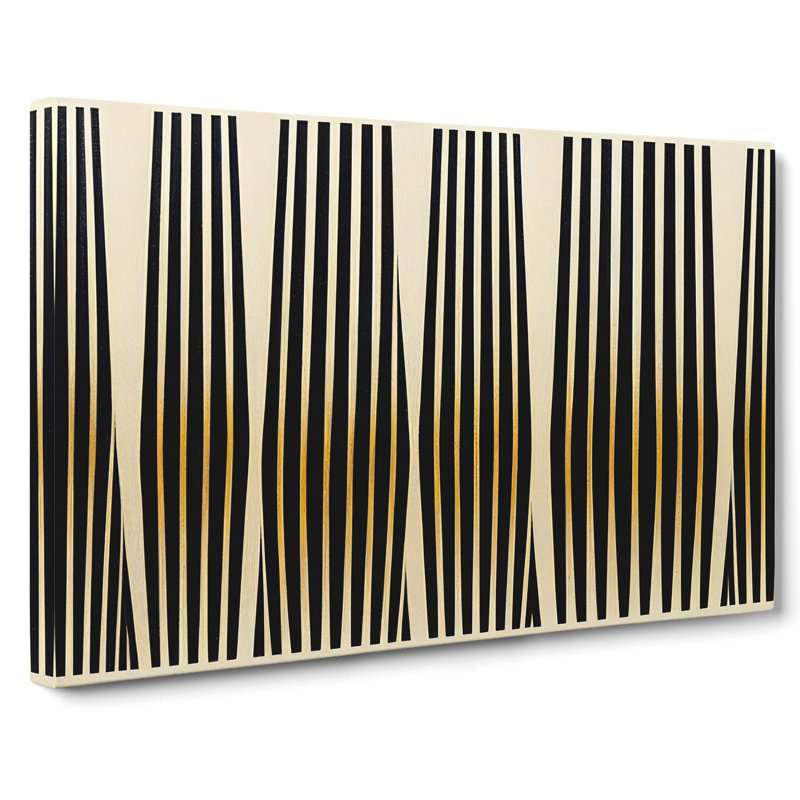 Cosmopolitan Modern Abstract Art - Wrapped Canvas, 40cm H x 60cm W x 3cm D
