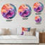 Gros plan corail fleuri - gros animaux ronds, art mural en métal-511856828