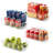 10 Stackable Refrigerator Organizer Bins - 5 Wide 5 Narrow 