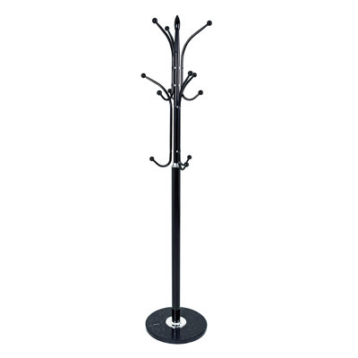 Steel Freestanding 12 - Hook Coat Rack
