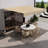 ALEKO Motorized Retractable Outdoor Awning with White Frame-62792255-111027051