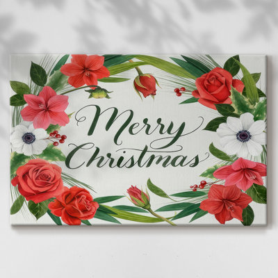 " Christmas Flora Wreath Collection A "