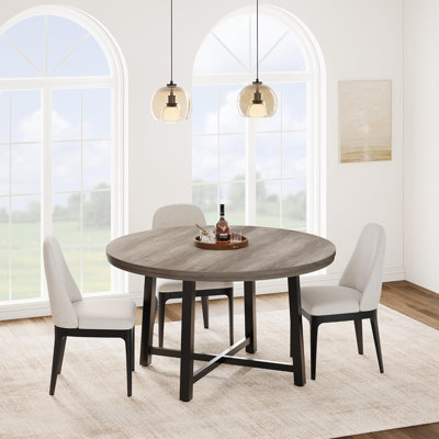 120 cm Round Wooden Dining Table