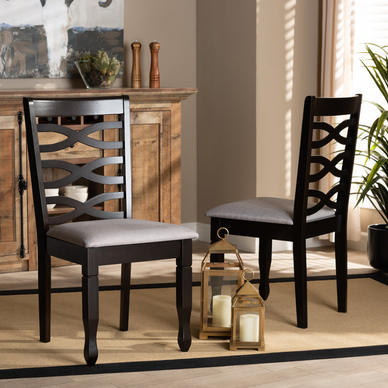 Braddyville Solid Wood Dining Chair, Grey