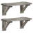 Derrald 2 Piece Solid Wood Floating Shelf-701974995