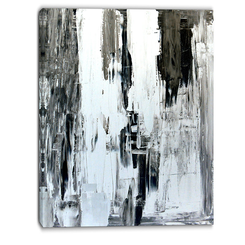Peinture, peinture abstraite, impression , H 40 po x l 30 po, Métal métal