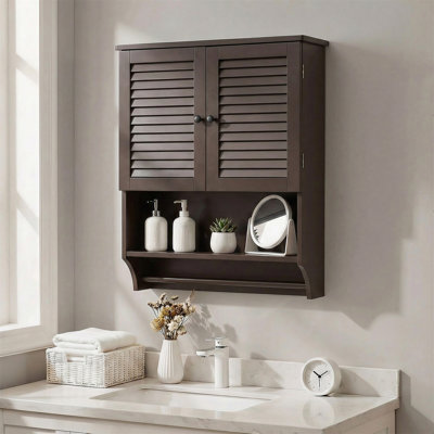 23.6" W Wall Mounted Bathroom Cabinet with 2 Doors