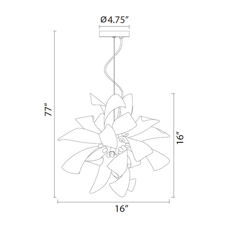 Laleh 6 - Light Sphere Chandelier