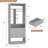 Freestanding Small 24" Closet System With 2 Wood Drawers-2060948993