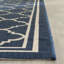Herefordshire Hooked Navy Blue/Beige Rug-15827438