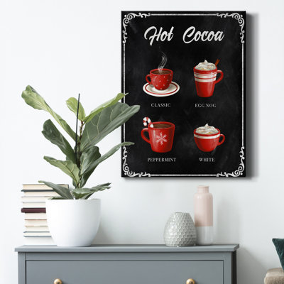 «Hot Cocoa» par Conrad Knutsen, reproduction d'art textuel sur toile tendue