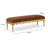 Oodle Bronze Vegan Mohair Bench-748885577