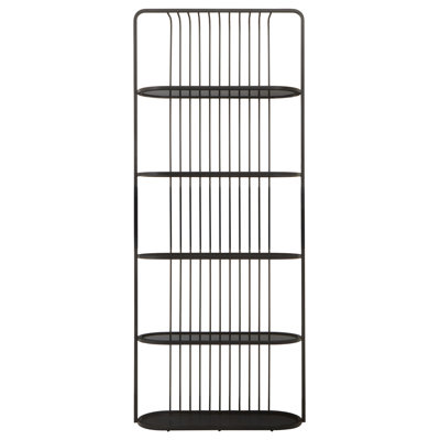 230cm H x 95cm W Stainless Steel Bookcase