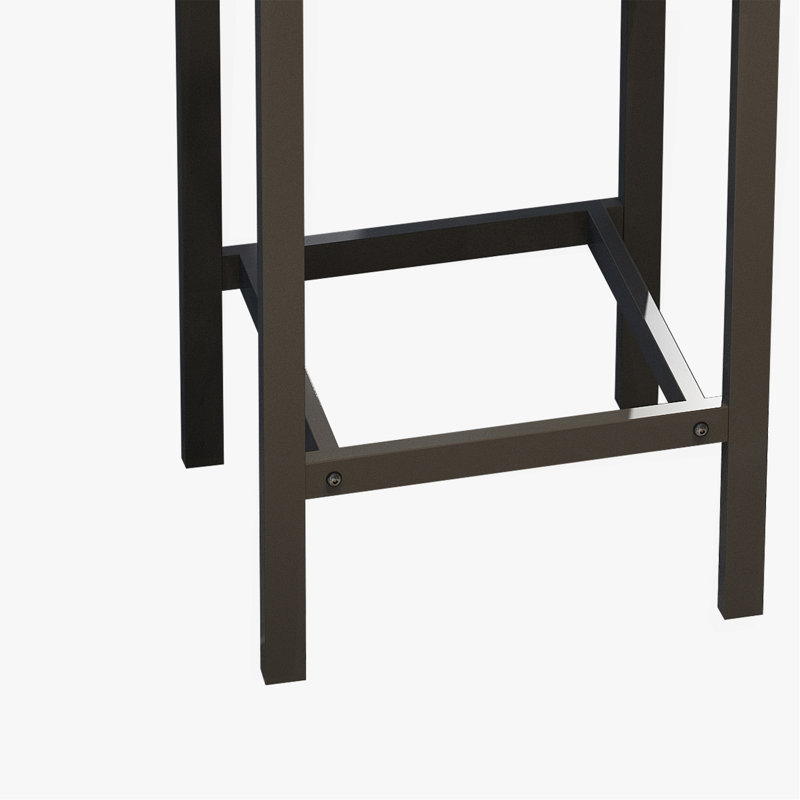 Table de salle à manger de cuisine moderne, table de pub, ensemble de table de salle à manger longue avec 3 tabourets, assemblage facile, gris