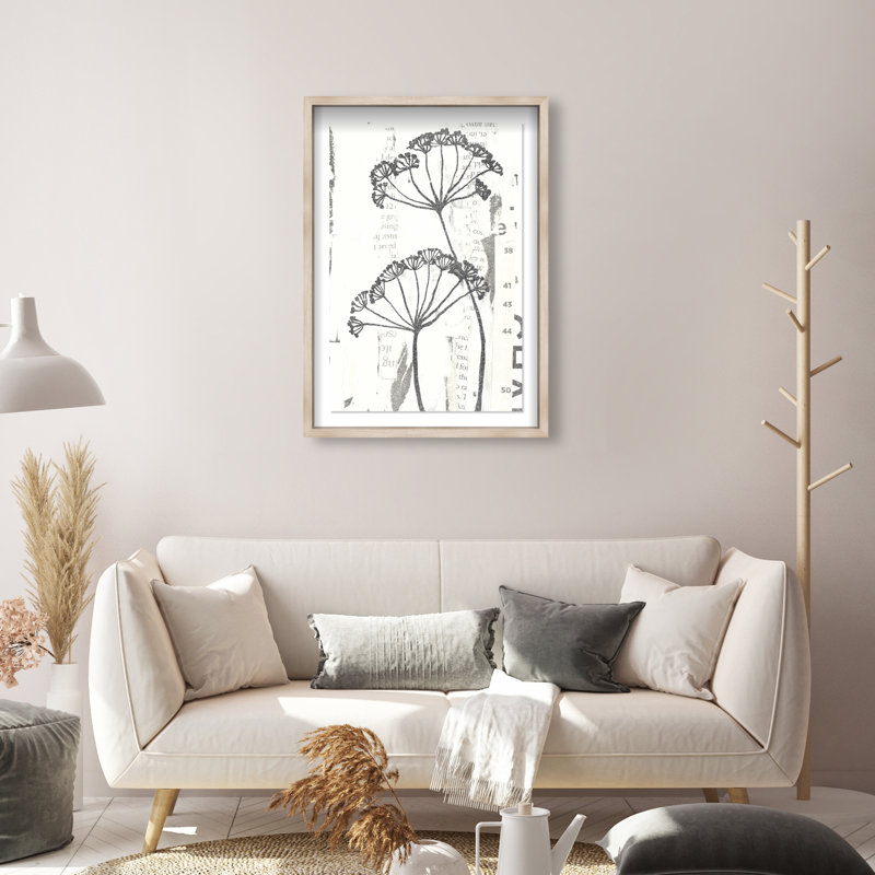Botanical Shadow Shadowbox Floral & Botanical Print by Oliver Gal, Black Frame, 10 x 15, 16.5"H x 11.5"W