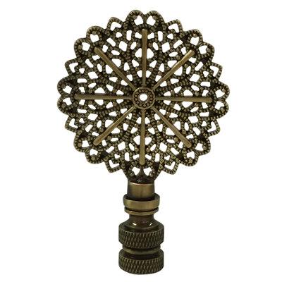 Faîteau de lampe en filigrane européen